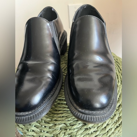 Dr.Martens Rosyna Black Leather Slip-on Shoes - Picture 9 of 15